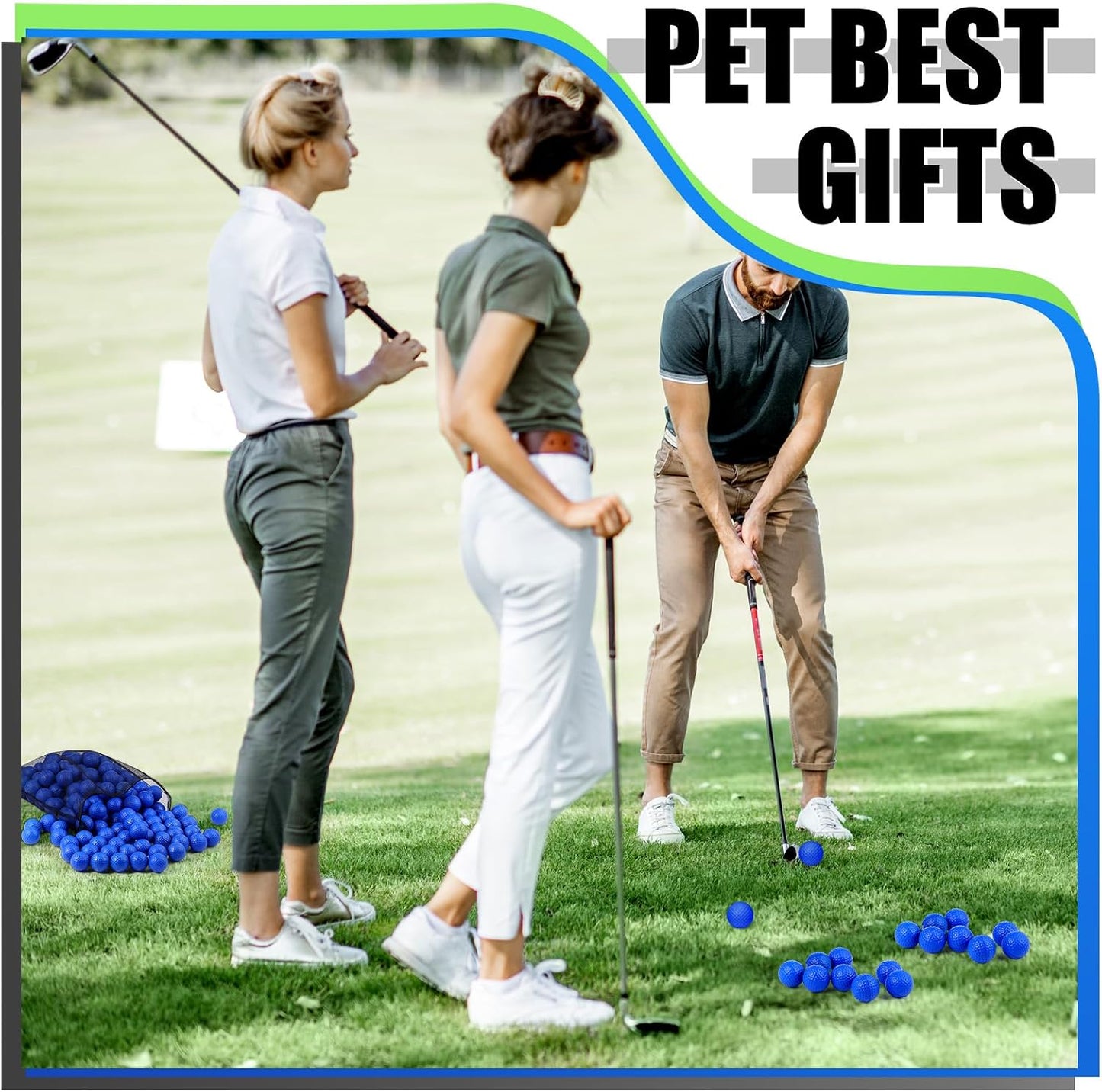200 Pelotas Espuma Entrenamiento Golf Interior Patio