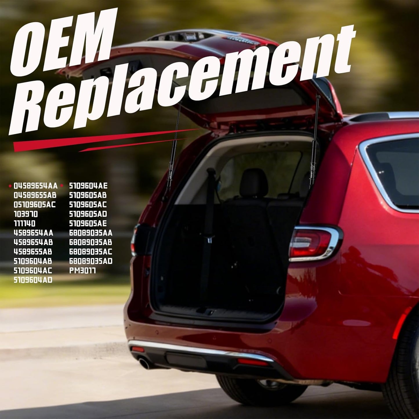 Soporte elevación puerta trasera Chrysler Town & Country 08-20