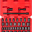 Set llaves impacto 6 puntos 3/8 pulg 37 pzas