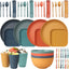 Set 48 Pzas Vajilla Reutiliz. para 4 Personas