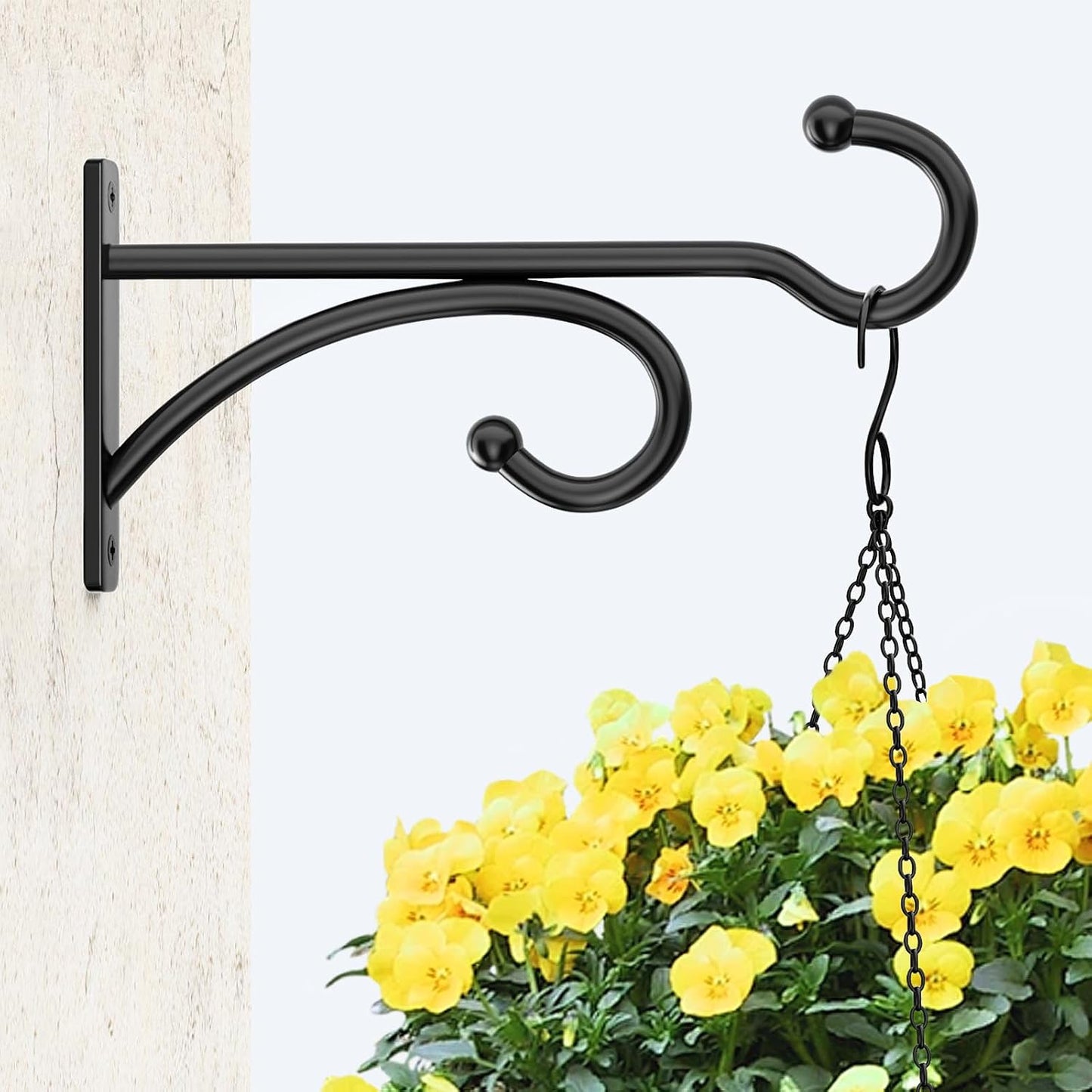 Ganchos para colgar plantas 6pulg interiores exteriores