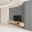Panel acústico madera listones 95x23pulg para sala de estar