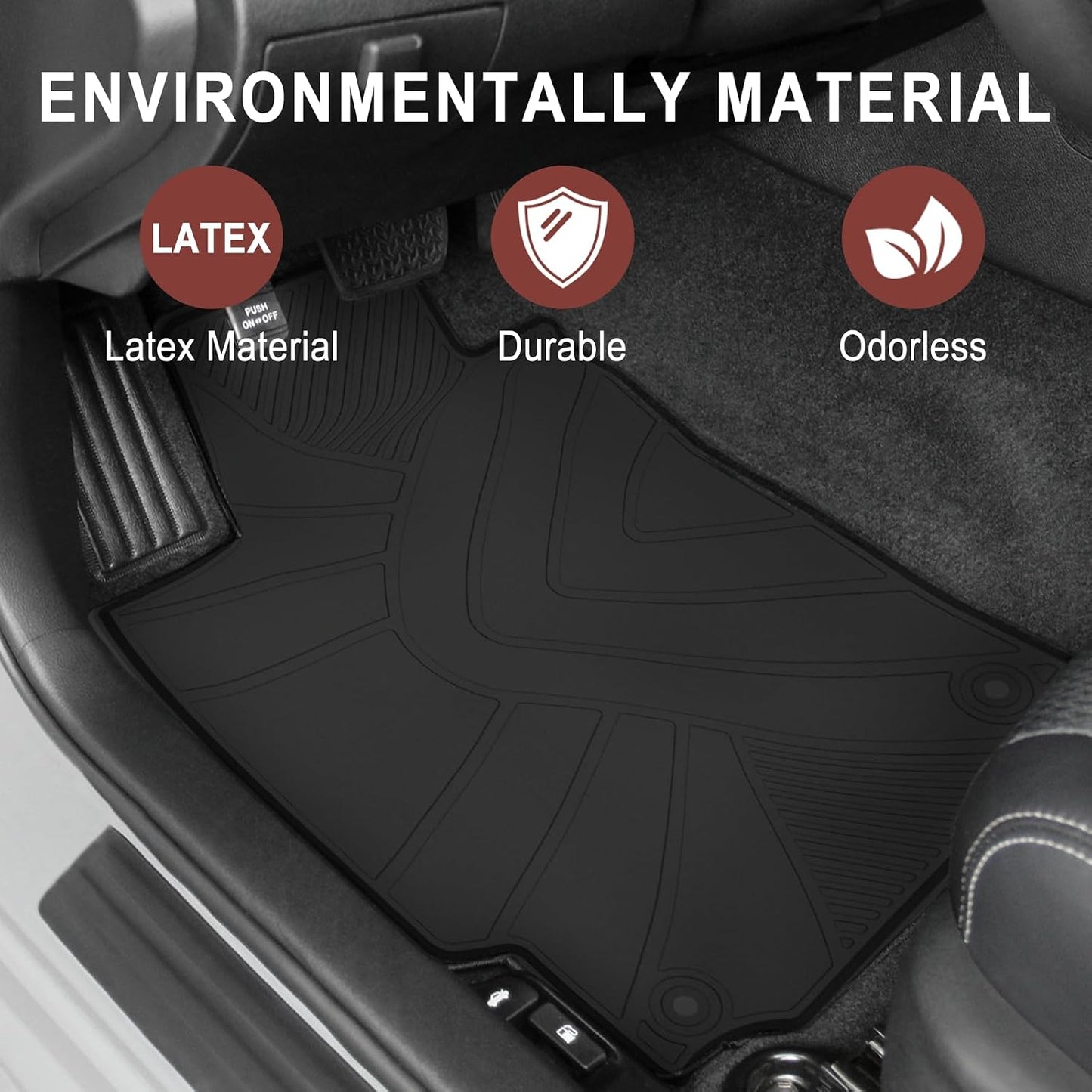 Alfombrillas Toyota Camry 06-11 látex resistente set 4