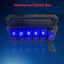 Caja interruptor basculante marino 12V con USB y voltímetro