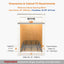Estantes extraíbles 20x22" organiz. cajones deslizantes