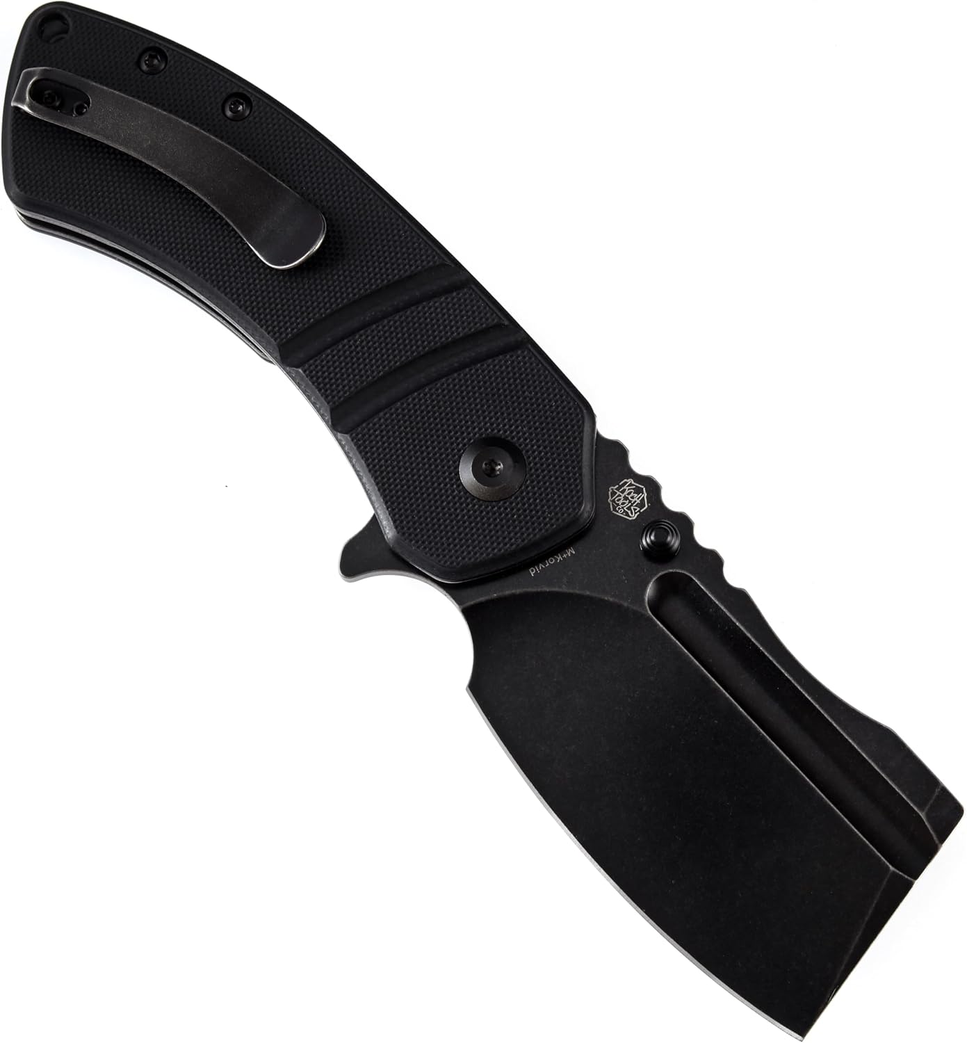 Cuchillo plegable camping hoja 154CM mango G10 negro