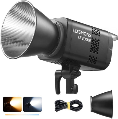 Luz LED bicolor 220W 57700Lux Bowens 11 efectos FX