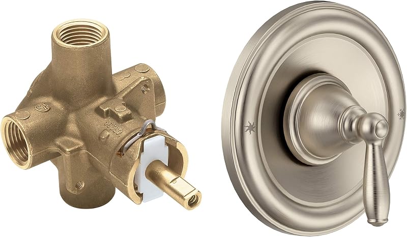 Válvula ducha equilibrio presión IPS 1/2" níquel