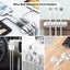 Kit organiz. cables 4 fundas 28 clips 29 soportes