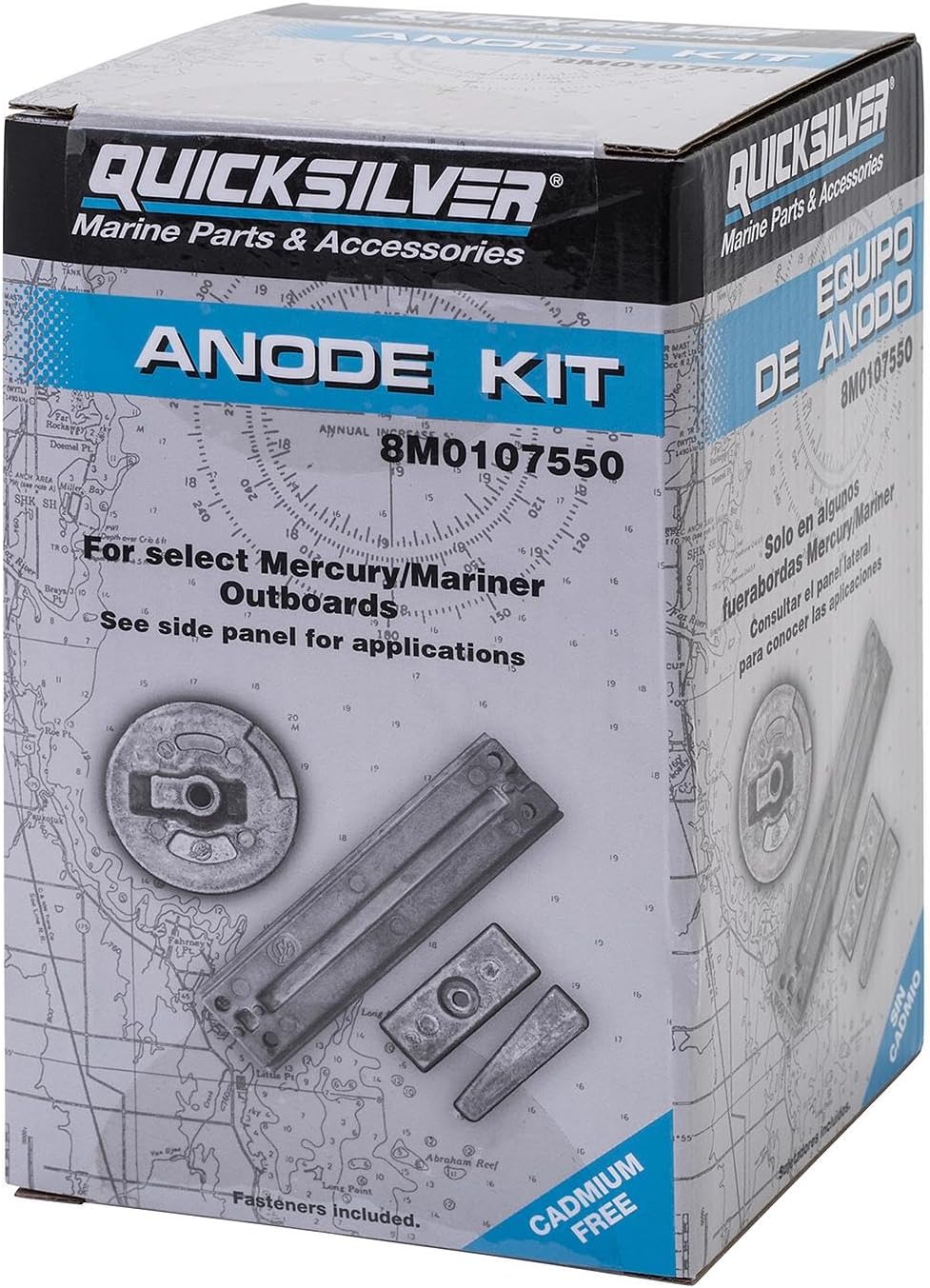 Kit ánodo aluminio para fuerabordas Mercury Verado