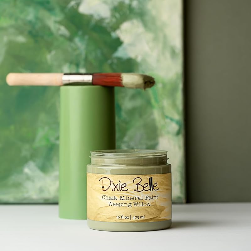 Pintura tiza para muebles 32oz verde suave mate
