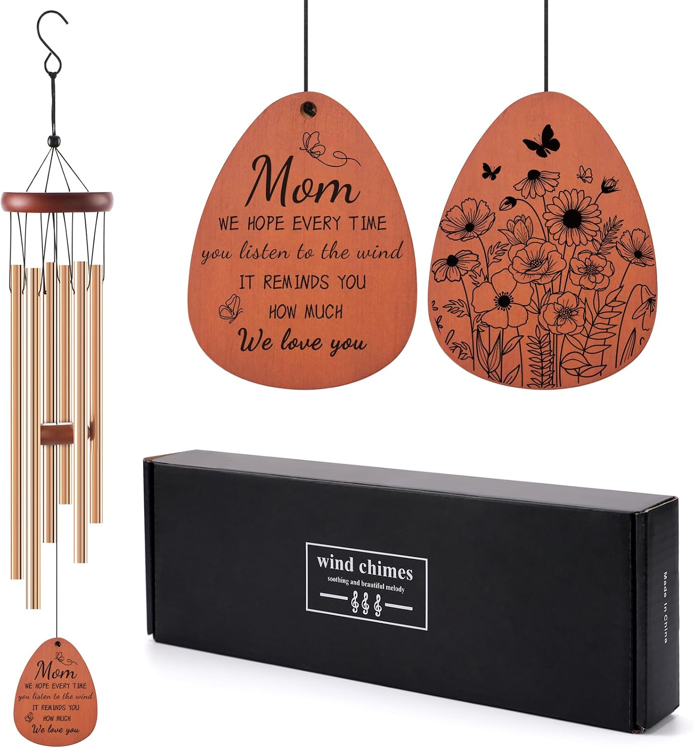 Campanillas de viento regalo para mamá inspirador