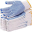 Guantes seguridad antideslizantes poliéster 12 pares