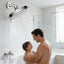 Cabezal ducha lluvia 6pulg 7 modos ajustable spa