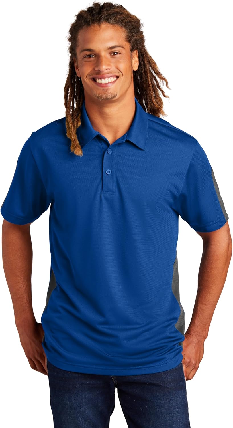Polo Unisex Colorblock Manga Corta para Hombre y Mujer