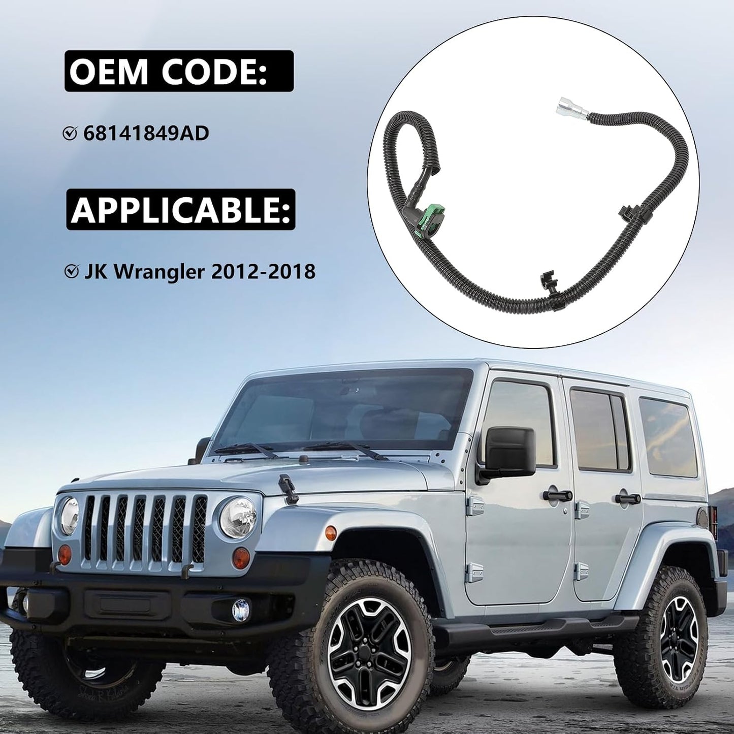 Tubo combustible comp Jeep Wrangler JK 3.6L 12-18