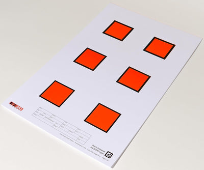 Juego 25 objetivos tiro papel 11x17pulg