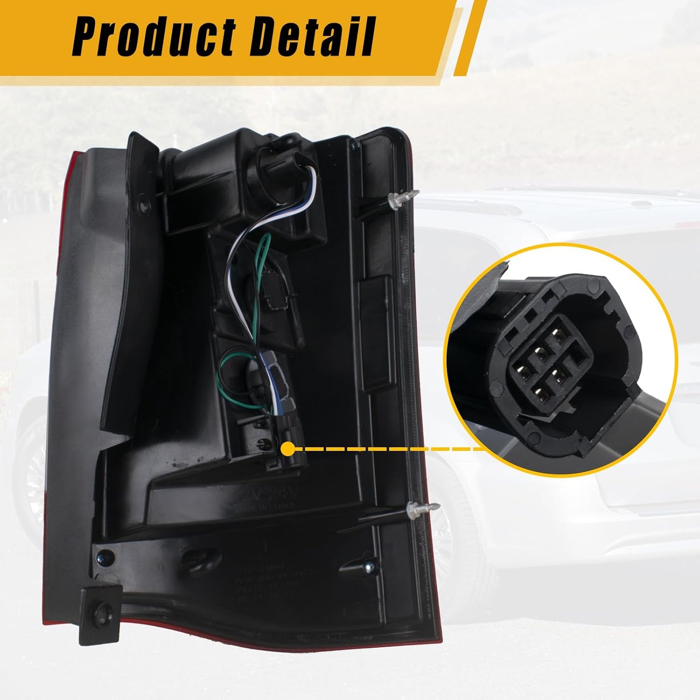 Luz trasera derecha pasajero compat Town & Country 11-16