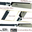 Sierra plegable 9.5" corte cruzado sierra mano japonesa