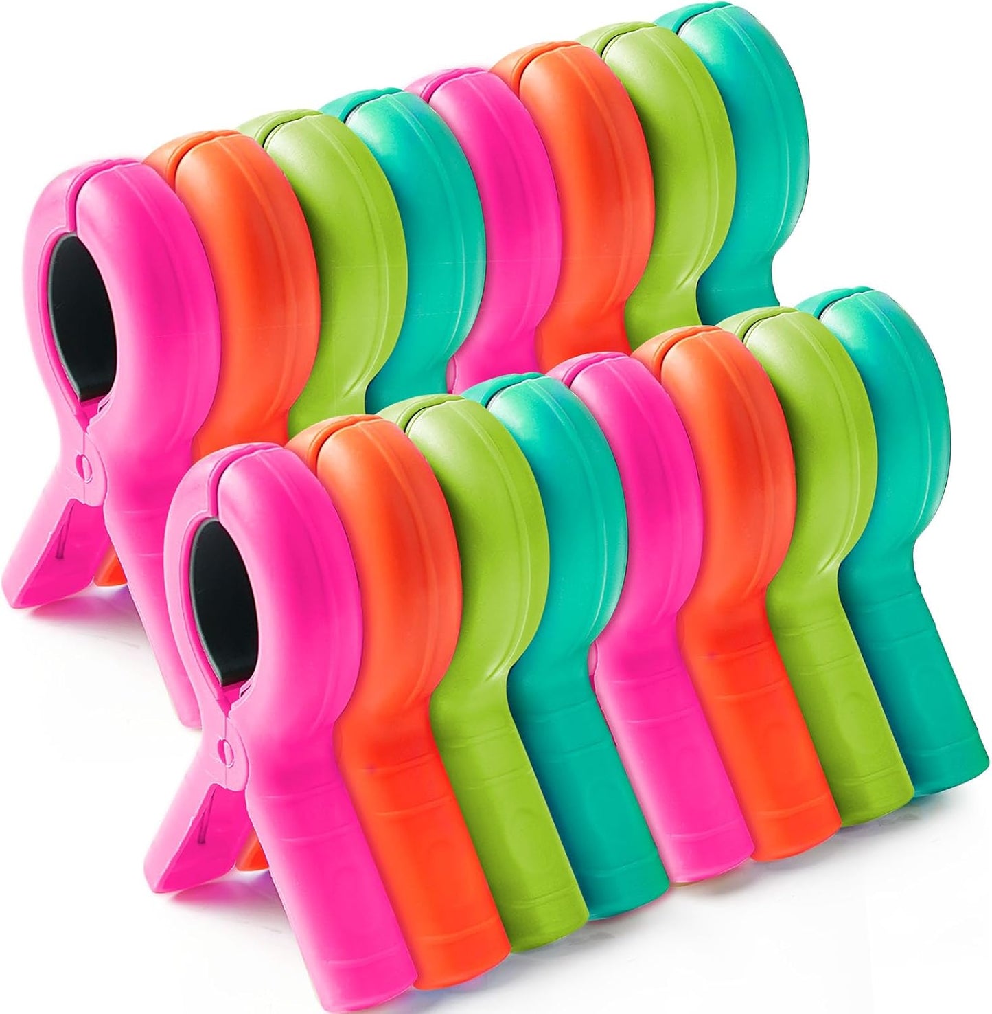 Clips toalla playa silla 16 pzas tamaño gigante