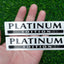 2 Pzas Emblema Aluminio 3D Guardabarros Coche Negro