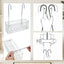 Organiz. ducha colgante acero inox 304 11pulg
