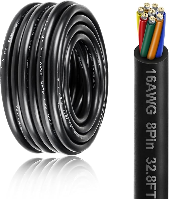 Cable termostato PVC 16 AWG 32.8pies para iluminación LED