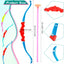 Set 12 Flechas de Plástico Set Arco para Niños