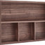 Bandeja organizadora madera nogal negro caja escritorio