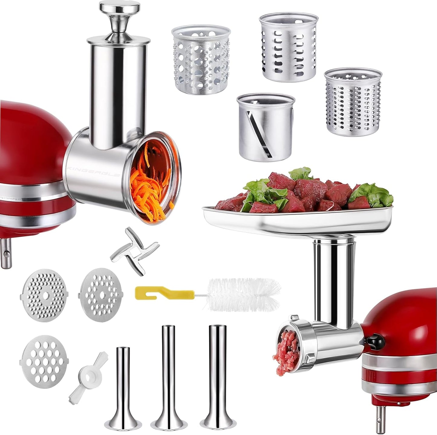 Accesorios KitchenAid acero inox para lavavajillas con formador salchichas