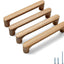 Tiradores redondos madera 5" 10pzas para cajones cocina