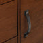 10 Tiradores Gabinete 3.75" Acabado Bronce Aceitado