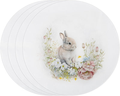 4 Manteles Pascua Conejo Diseño Lindo Mesa Comedor