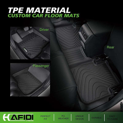 Set tapetes antiderrap maletero coche color negro