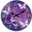 Reloj pared analógico mariposa silencioso 12pulg niña