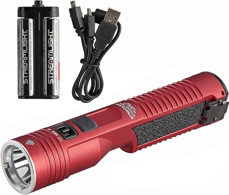 Linterna profesional 2000 lúmenes USB rojo