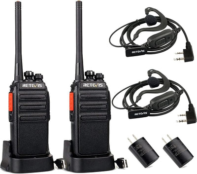 Walkie-Talkies 2 vías recargables auricular senderismo