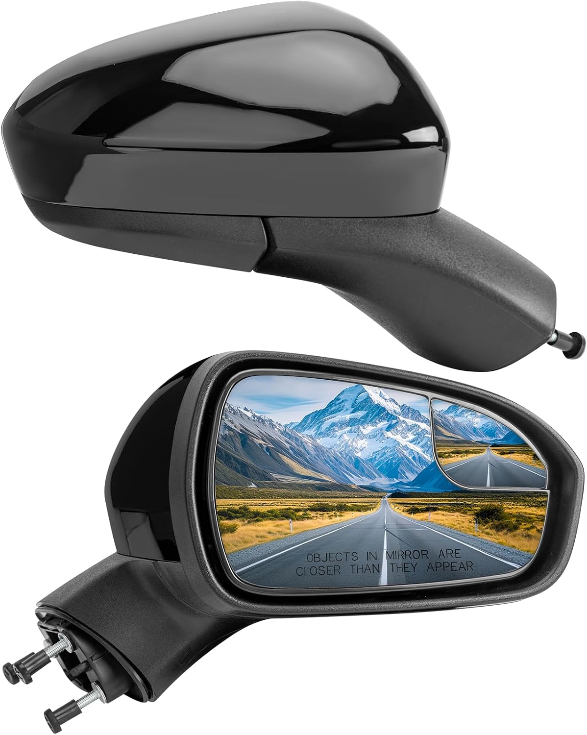 Espejo retrovisor Ford Fusion 3 pines ajuste eléctrico negro