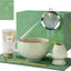 Set batidor matcha cerámica 15oz bambú chasen acero inox