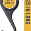 Ganchos metal negro para tubo 1/2" 3 Pzas