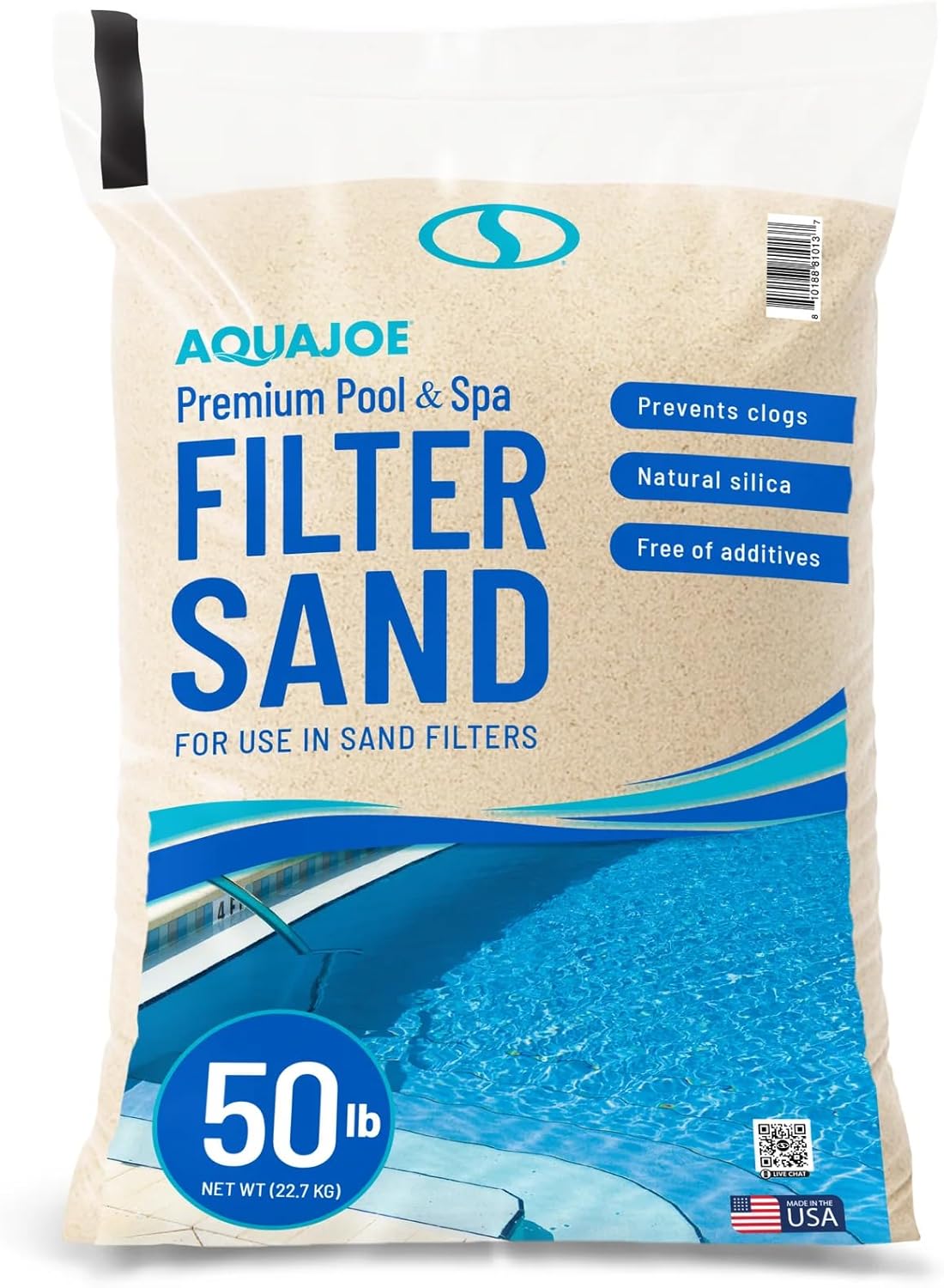 Filtro arena piscina spa bolsa 50lb cuidado mantenimiento