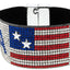 Pulseras elásticas bandera USA rojo blanco azul 4 de Julio