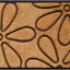 Alfombra entrada fibra coco goma 18x30