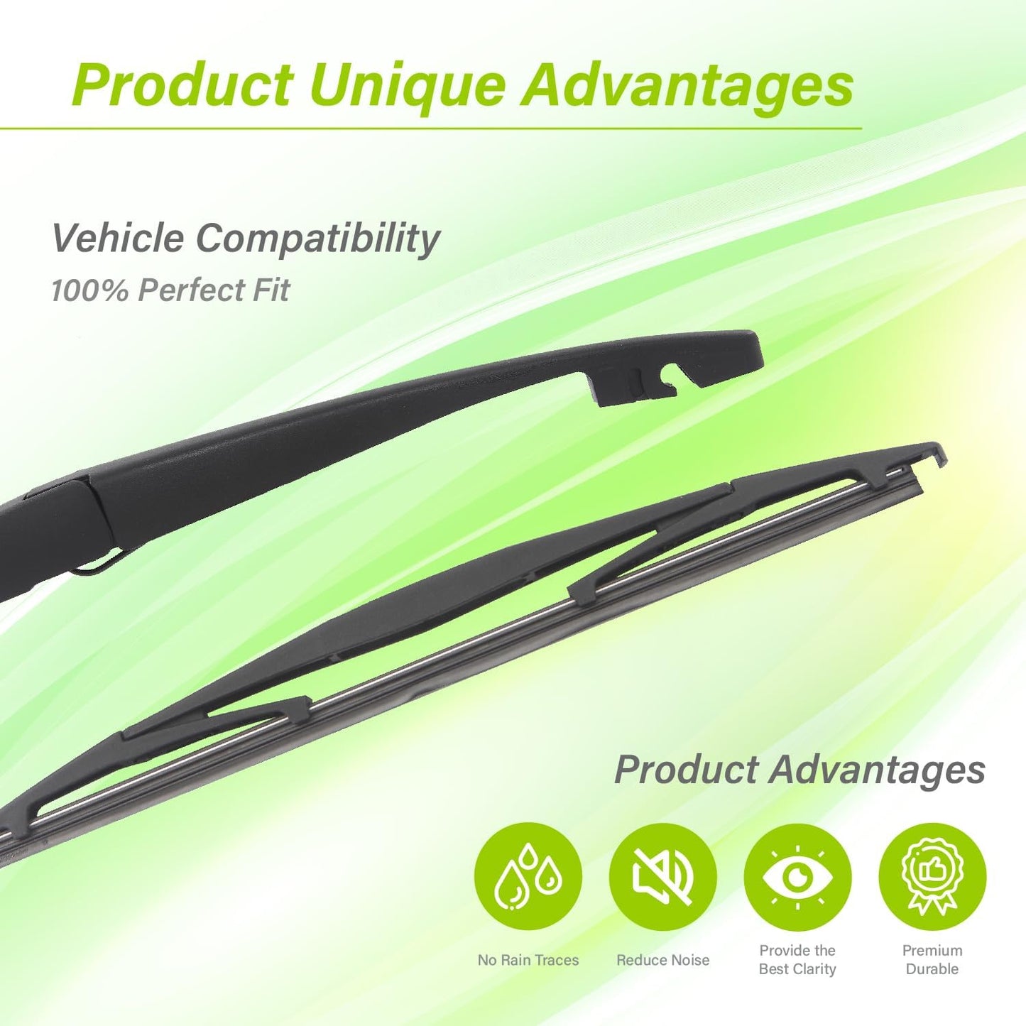Kit limpiaparabrisas trasero comp Jeep Wrangler JL 18-24