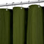 Cortina ducha texturizada verde oliva 72x72pulg 12 ganchos