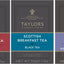 Paquete 20 bolsas té negro Earl Grey desayuno inglés escocés