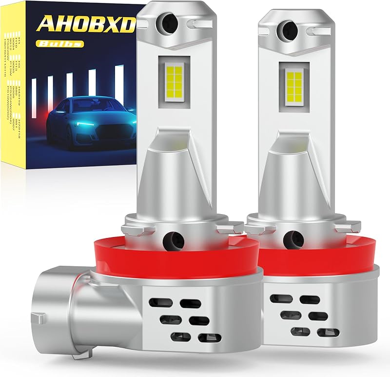 Bombilla LED H11 H8 H9 H16 60000 lúmenes pack 2