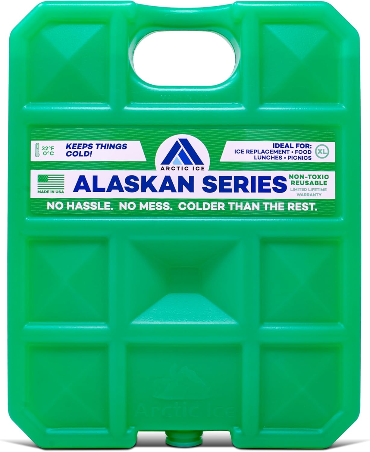 Bolsa hielo reutiliz. Alaskan mantiene alimentos frescos