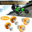 Tornillos matrícula motocicleta M6 aluminio decorativos