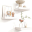 Estantes flotantes cuadrados madera 8x8" sala dormitorio